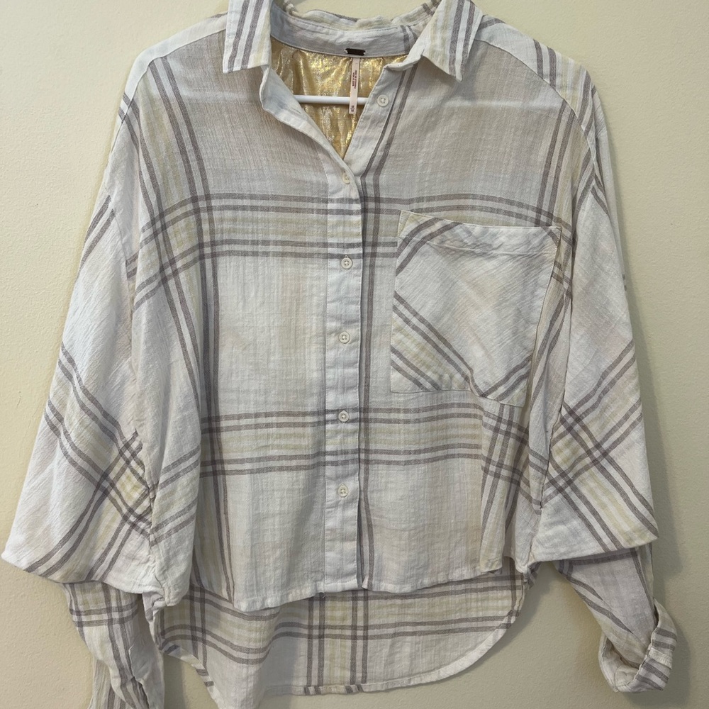 Free People Button Down